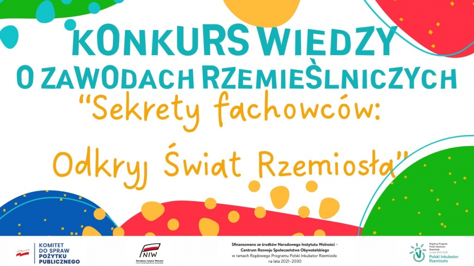 Konkurs wiedz o zawodach rzemieślniczych klasy I-III